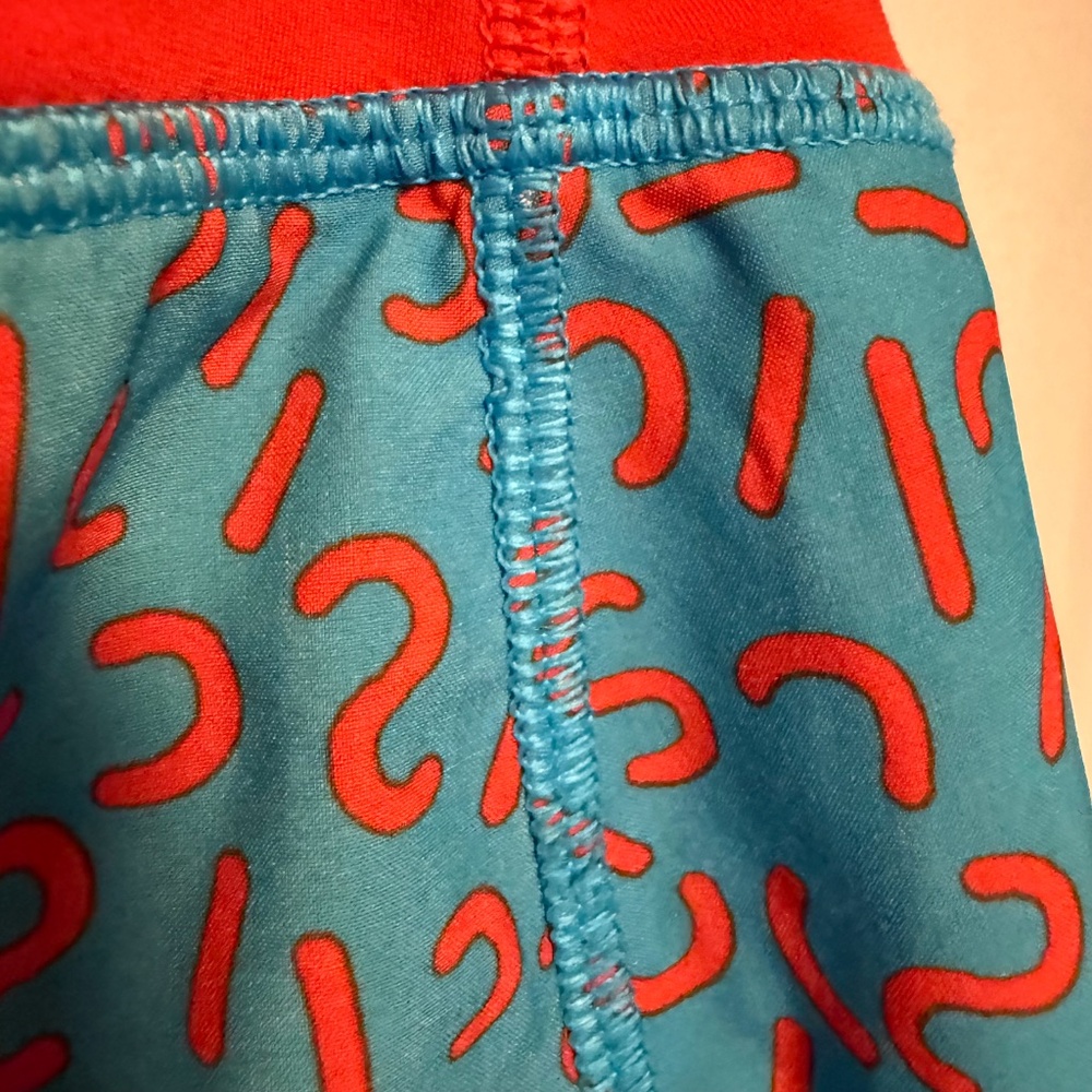 Lululemon Run Speed Shorts Special Edition 2015 Seawheeze Size‎ 6 Blue Orange - Picture 3 of 11